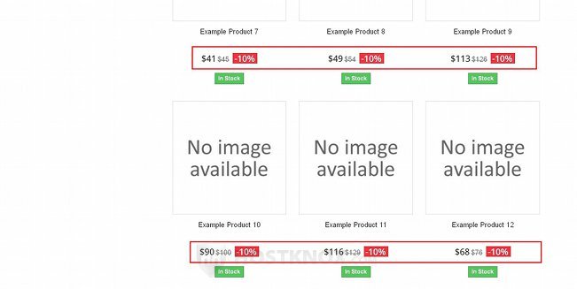 Catalog Price Rules on the Frontend-Percentage Discounts