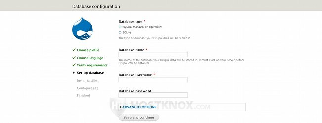 Database Settings