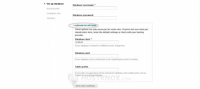 Advanced Database Options