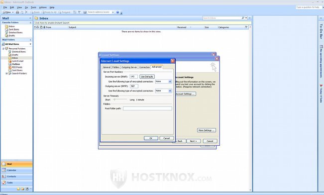 Port Numbers and SSL/TLS Settings