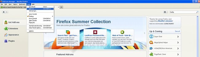 Firefox Add-ons Page