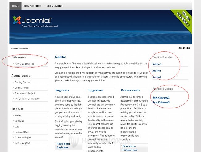 Joomla Frontend With Example New Modules
