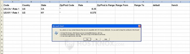 Keeping the Format of a CSV File