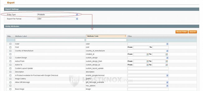 Exporting Customers and Products-Attributes List