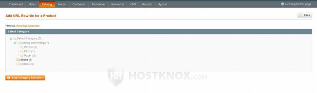 Rewrite Manager-Selecting or Skipping Categories When Adding a Product Rewrite