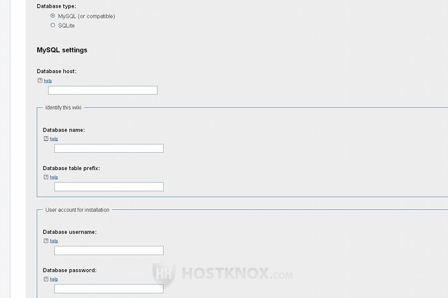 Database Options