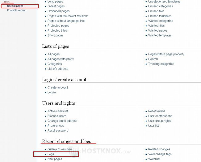 Accessing the Logs