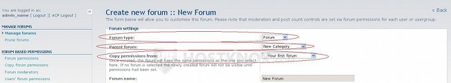 Forum Settings