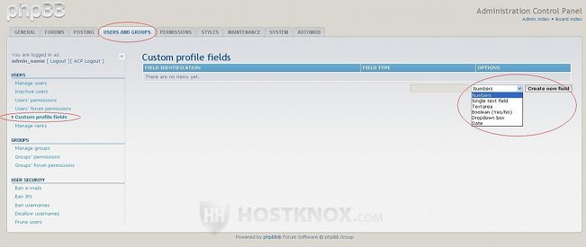 Custom Profile Fields