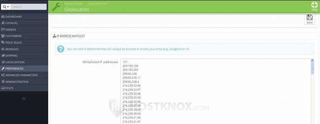 Geolocation-IP Address Whitelist