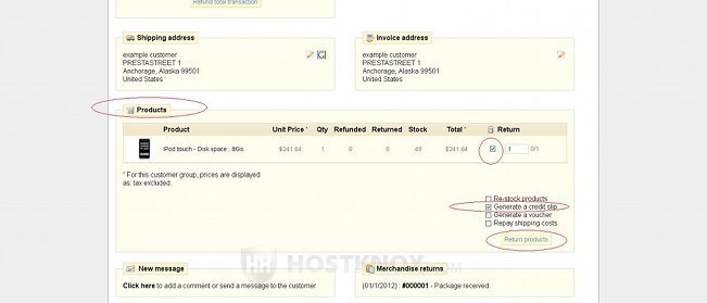 Backend-Generating a Credit Slip