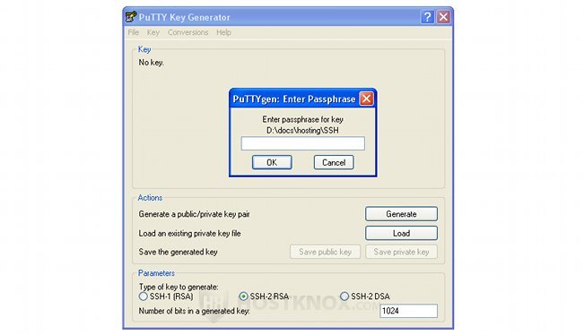 Puttygen Passphrase