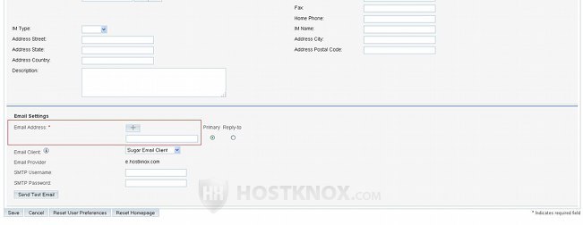 User Settings-Adding an Incoming Email Account