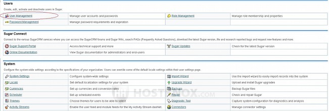 Admin Panel-User Management Button