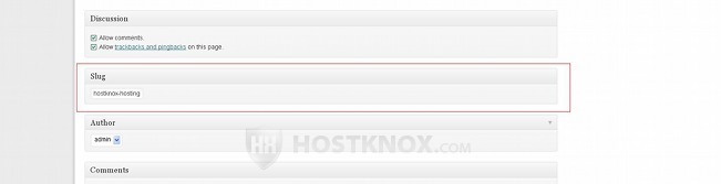 Add/Edit Post Form-Slug Block